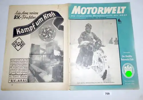 Motorwelt - La revue hebdomadaire illustrée du DDAC, 6e édition, 8 février 1935, 32e année