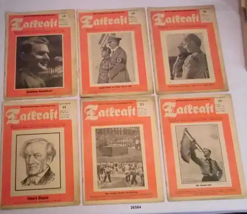 6 Zeitschriften: Tatkraft - Wochenschrift für Lebensbejahung und Fortschritt, Schöpferisches Können und Lebenskünstlersc