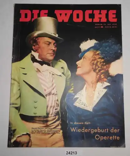 Die Woche Heft 28 - 41. Jahrgang - 12. Juli 1939