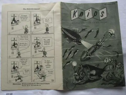 Knips - Tout le courant pour la jeunesse, Juillet-août 1940