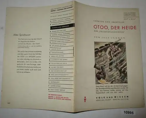 Otoo, la lande, des "histoires de la mer du Sud" (Volk et connaissance Livres Collector Joint and Vérité Série C Band 3)
