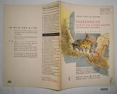 Länder, Meere und Gestirne: Karrenreise durch die Sierra Madre (aus dem Roman "der Karren") - Volk und Wissen Sammelbüch