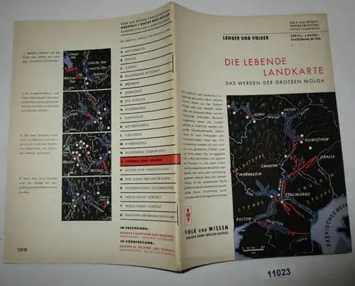 Länder und Völker: Die lebende Landkarte, das werden der großen Wolga (Volk und Sammelbücher Natur und Wissen Serie O Ba