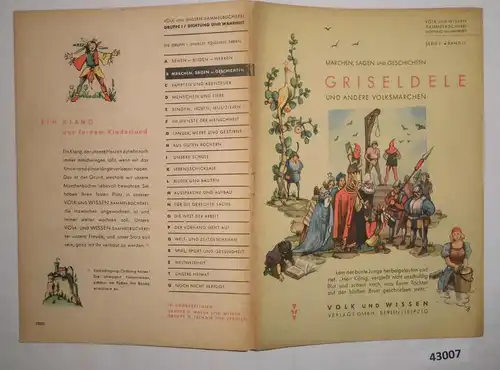 Märchen, Sagen und Geschichten: Griseldele und andere Volksmärchen - Volk und Wissen Sammelbücherei, Dichtung und Wahrhe