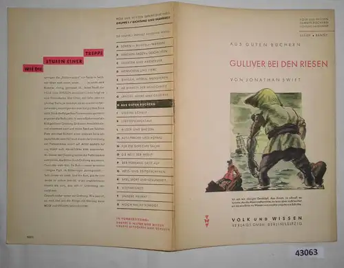Aus guten Büchern: Gulliver bei den Riesen - Volk und Wissen Sammelbücherei, Dichtung und Wahrheit Serie H Band 17