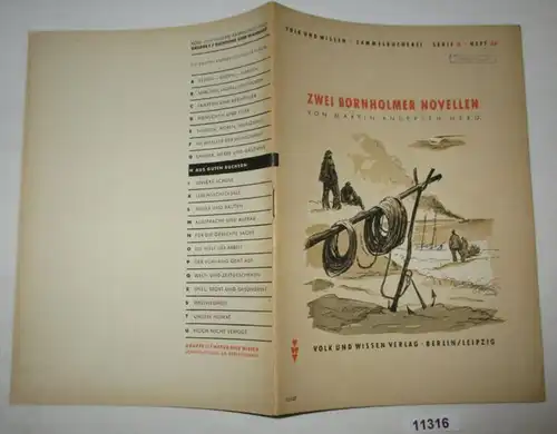 Zwei Bornholmer Novellen (Volk und Wissen Sammelbücherei Dichtung und Wahrheit, Serie H, Heft 30)