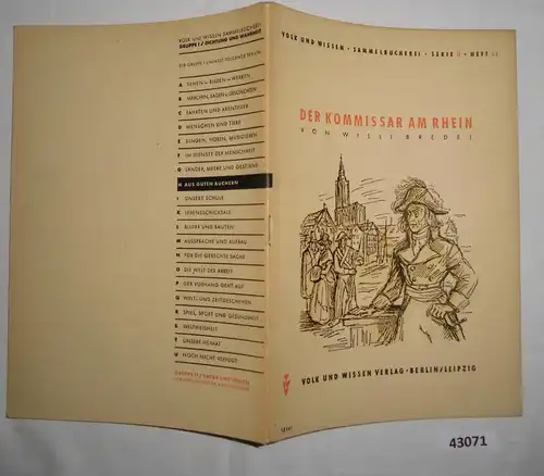 Aus guten Büchern: Der Kommissar am Rhein - Volk und Wissen Sammelbücherei, Dichtung und Wahrheit Serie H Band 33