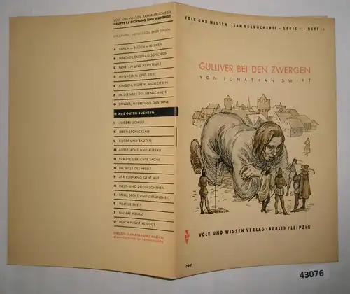 Aus guten Büchern: Gulliver bei den Zwergen - Volk und Wissen Sammelbücherei, Dichtung und Wahrheit Serie H Band 14