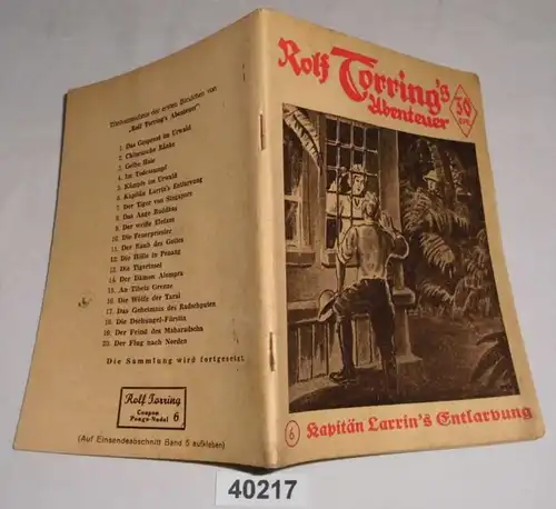 Rolf Torring 's Abenteuer Band 6: Kapitän Larrins Entlarvung