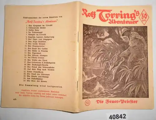 Rolf Torring 's Abenteuer Band 10: Die Feuer-Priester