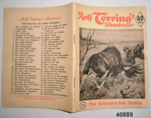 Rolf Torring 's Abenteuer Band 26: Der Schrecken des Yukon