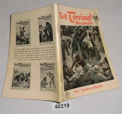 Rolf Torring 's Abenteuer Band 74: Der Zaubergürtel (Der Zauber-Gürtel)