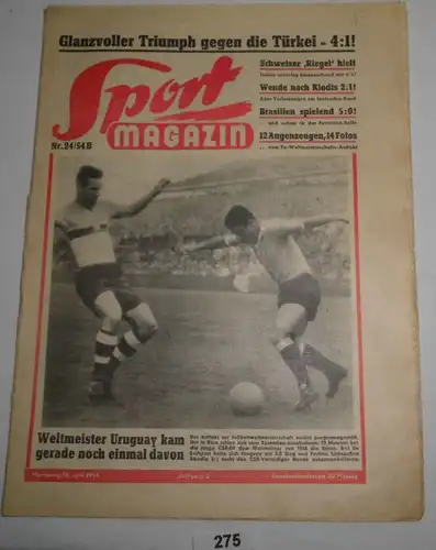 Sport Magazin Nr. 24/54 B - Jahrgang 2, 18. Juni 1954