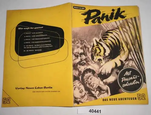 Panik (Das Neue Abenteuer Nr. 52)