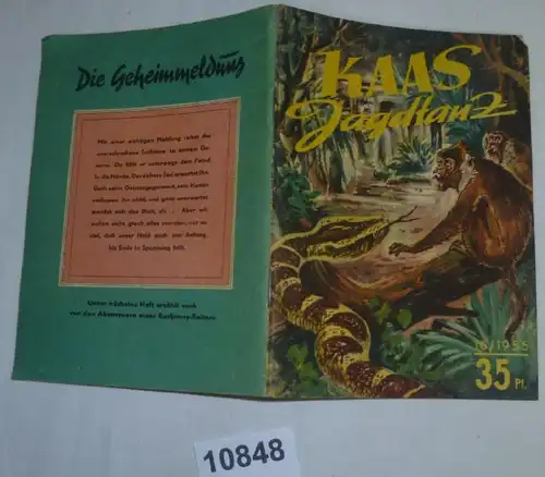 Danse de chasse de Kaas (petite série de jeunes n° 16 / 1955 - 6e année, 2e édition du mois d'août)
