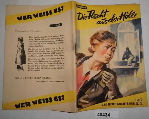 Die Flucht aus der Hölle (Das neue Abenteuer Heft 59)