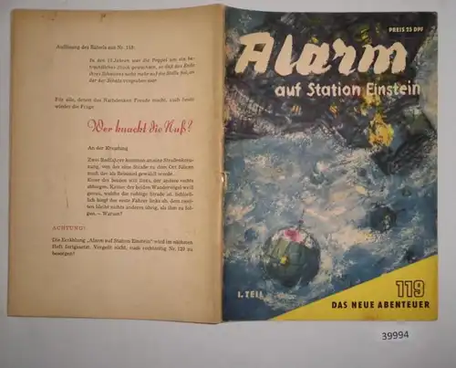 Das neue Abenteuer Nr. 119: Alarm auf Station Einstein, Teil I