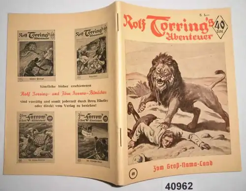 Rolf Torring Aventure Band 49: Vers le Grand Nama