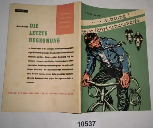 Achtung! Täter führt Schußwaffe! - Erzählerreihe Heft 19