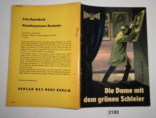 Die Dame mit dem grünen Schleier - Kriminalerzählung (Blaulicht Nr. 54)