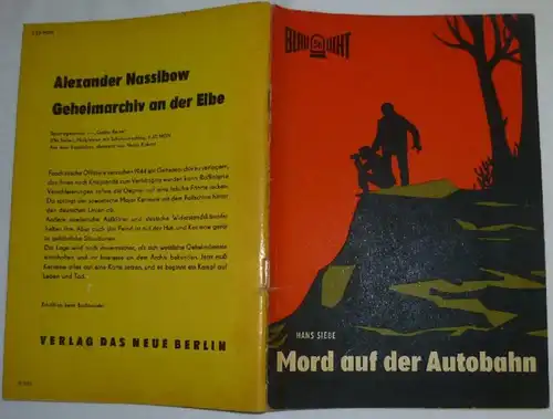 Mord auf der Autobahn - Kriminalerzählung (Reihe: Blaulicht Nr. 56)