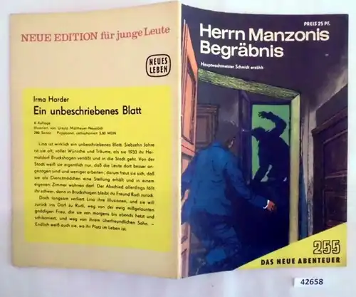 Das neue Abenteuer Nr. 255: Herrn Manzonis Begräbnis – Hauptwachtmeister Schmidt erzählt
