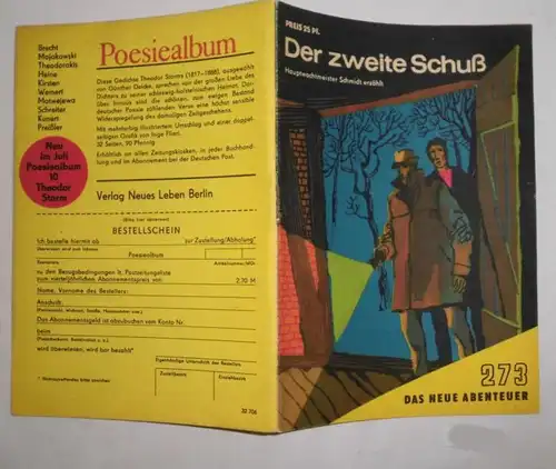 Das neue Abenteuer Nr. 273:  Der zweite Schuß – Hauptwachtmeister Schmidt erzählt