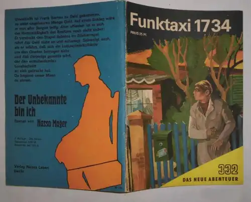 Das neue Abenteuer Nr. 332:  Funktaxi 1734 – Kriminalmeister Schmidt erzählt