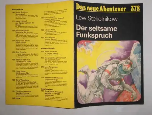 Das neue Abenteuer Nr. 378: Der seltsame Funkspruch