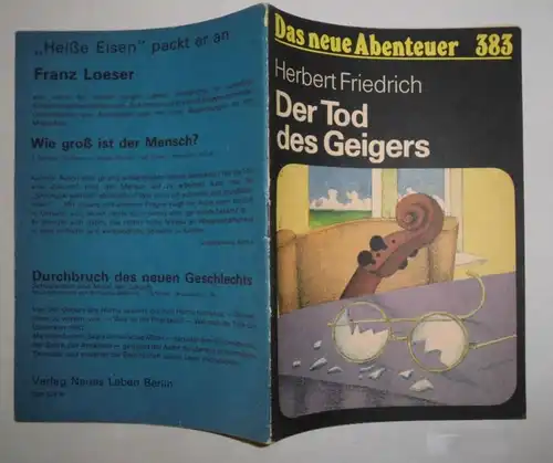 Das neue Abenteuer Nr. 383:  Der Tod des Geigers