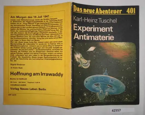 Das neue Abenteuer Nr. 401: Experiment Antimaterie