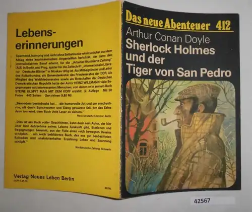 Das neue Abenteuer Nr. 412:  Sherlock Holmes und der Tiger von San Pedro