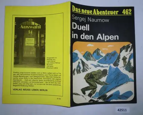 Das neue Abenteuer Nr. 462:  Duell in den Alpen