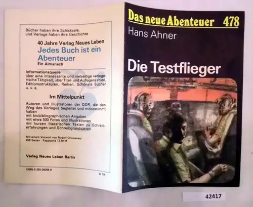 Das neue Abenteuer Nr. 478: Die Testflieger