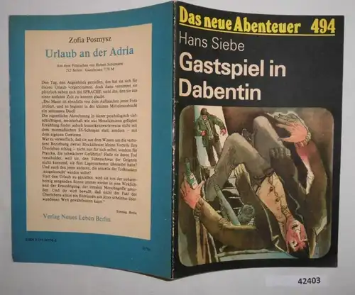 Das neue Abenteuer Nr. 494: Gastspiel in Dabentin