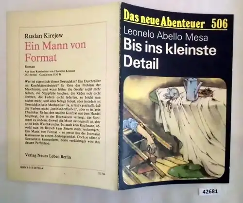 Das neue Abenteuer Nr. 506: Bis ins kleinste Detail