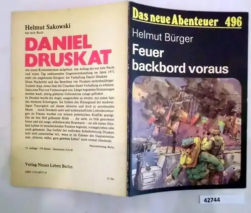 Das neue Abenteuer Nr. 496:  Feuer Backbord voraus