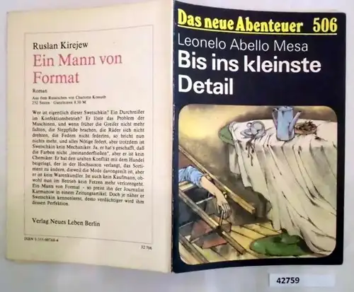 Das neue Abenteuer Nr. 506: Bis ins kleinste Detail