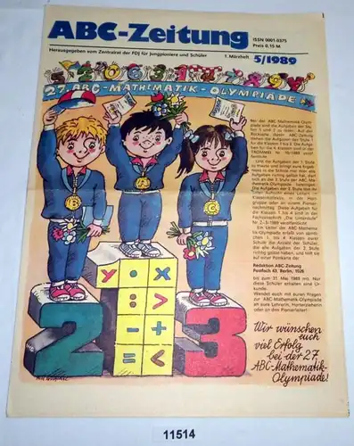 ABC Zeitung Heft 5 von 1989 - 1. Märzheft