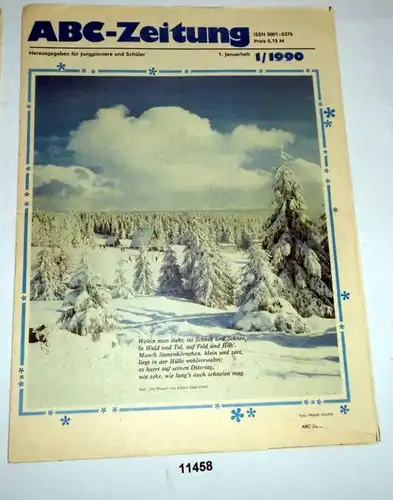 ABC Zeitung Heft 1 von 1990 - 1. Januarheft