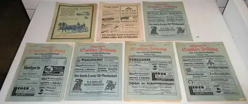 Journal général des sattlers et magasin de maroquinerie, 5 cahiers de 1940 et 1941