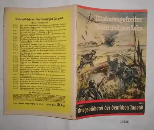 Livre de guerre de la jeunesse allemande Bulletin 27: L'Exemplaire de Matrosen Jesen et son fils - L 'expérience d'une expérience allemande