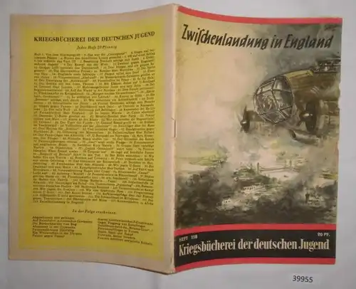 Livre de guerre de la jeunesse allemande numéro 118 - L'escale en Angleterre