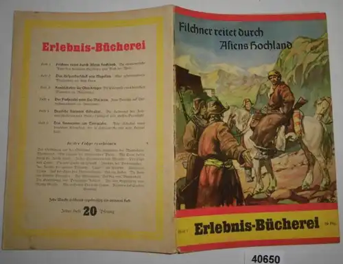 Livre d'expérience Revue 1: Filchner à travers les hautes terres d 'Asie - Le voyage aventureux du savant allemand vers le D