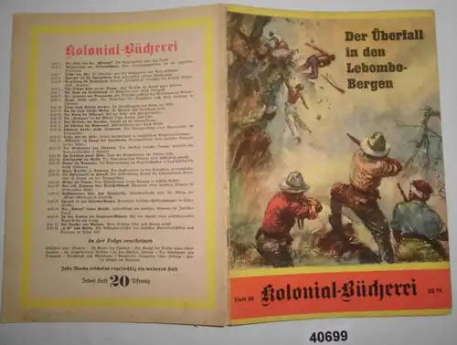 Livres coloniaux Bulletin 28: Assassinement dans les montagnes de Lebombo
