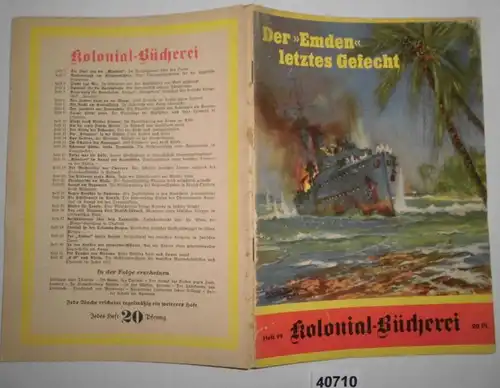 Livres coloniaux Revue 29: L'Emden dernier combat - La lutte héroïque du croiseur allemand dans l'océan Indien