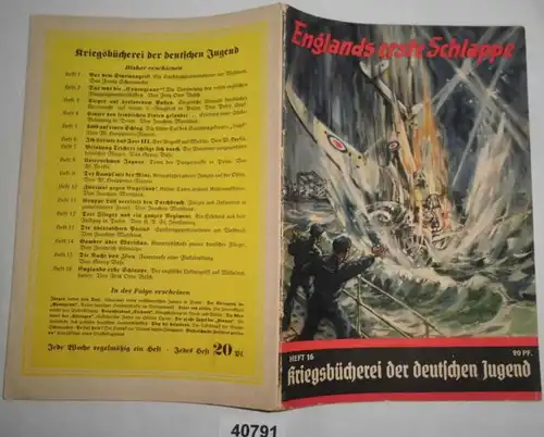 Livre de guerre de la jeunesse allemande Revue 16: La première blague de l'Angleterre - L'attaque aérienne anglaise sur Wilhelmshaven