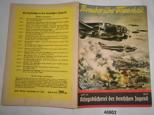 Livre de guerre de la jeunesse allemande Revue 14: Bombers sur Varsovie - Camaraderie de deux pilotes allemands