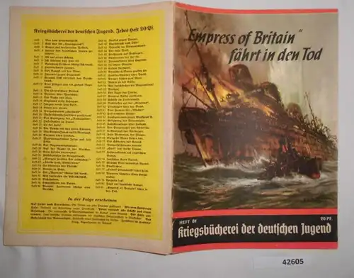 Empress of Britan est mort (Brochure de guerre du numéro 81 de la jeunesse allemande)