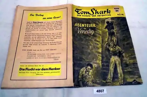 Aventure à Venise - Tom Shark Le Roi du Volume Detective 34